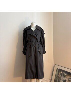 Double-Breasted Trench Coat — Laurèl, Vintage, Made in Germany
